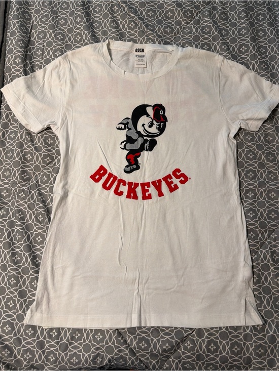 PINK Victoria's Secret Tops - Victoria's Secret PINK Ohio State Buckeyes Branded Tee - Size XS